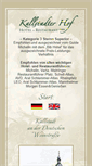 Mobile Screenshot of kallstadter-hof.de