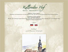 Tablet Screenshot of kallstadter-hof.de